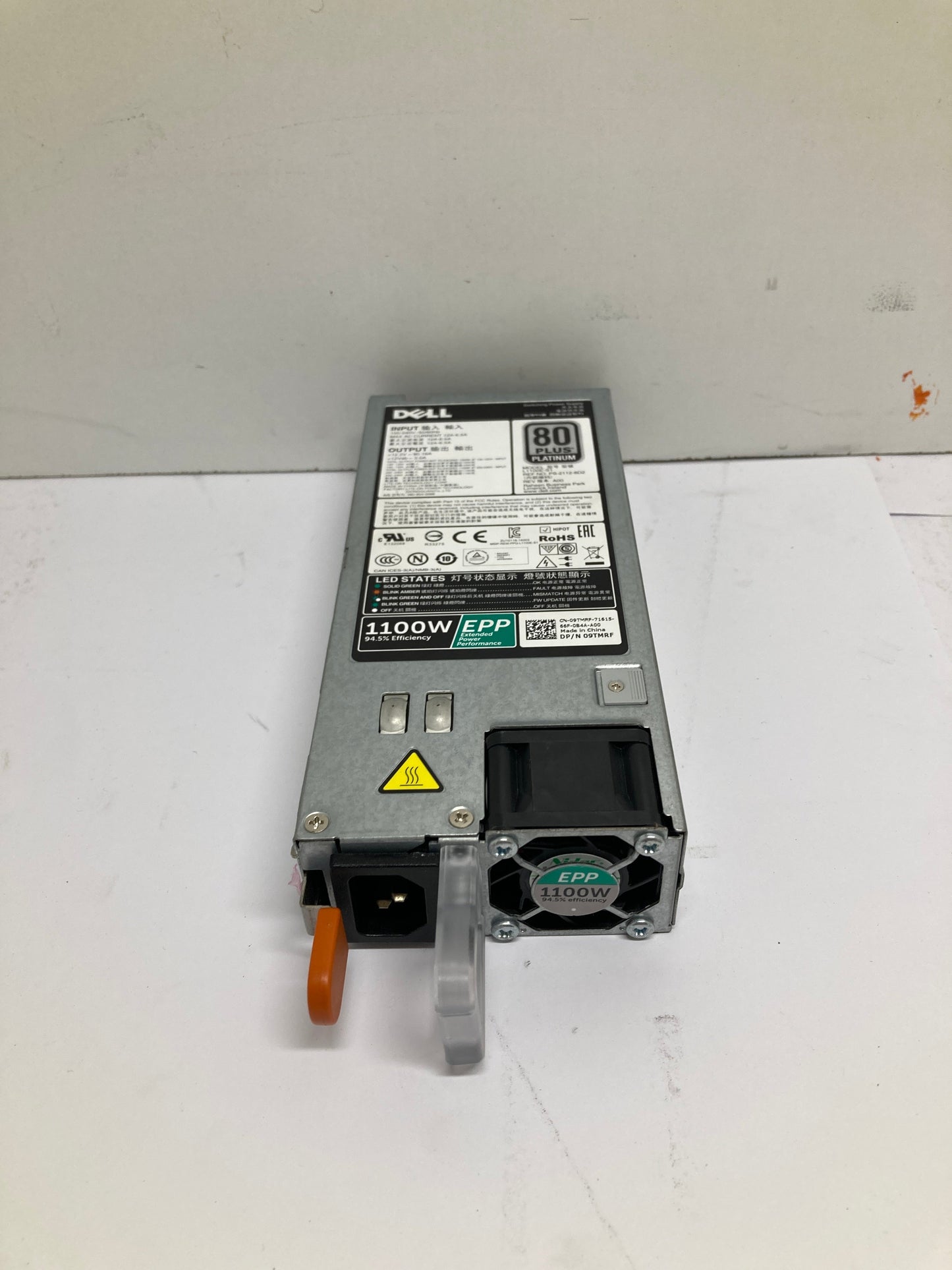 9TMRF DELL 1100W 94.5% EPP Switching Power Supply