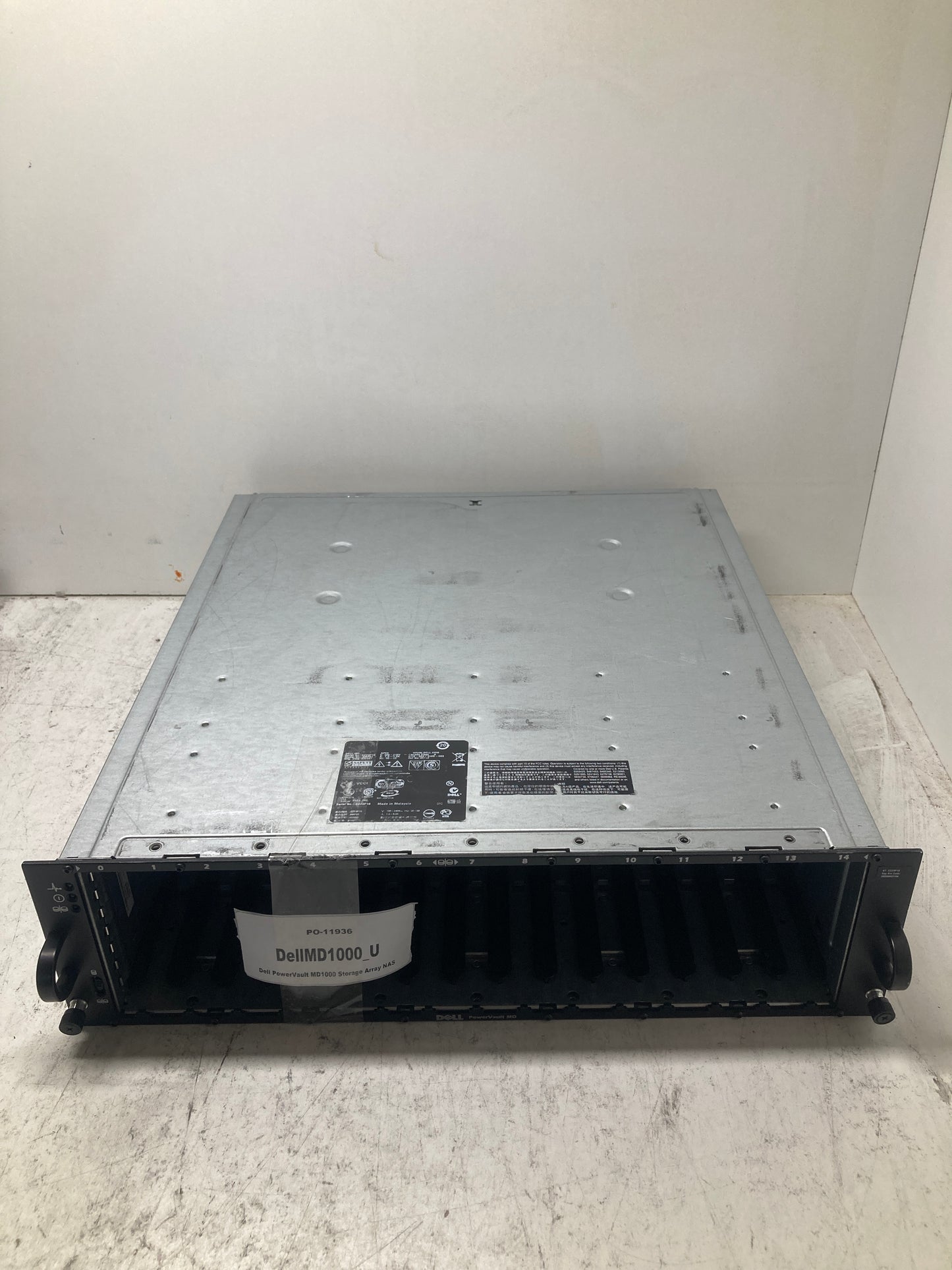 Dell PowerVault MD1000 Storage Array NAS 2 SAS Controller 2 PSU DellMD1000 2nd :DellMD1000: Alt () Other //