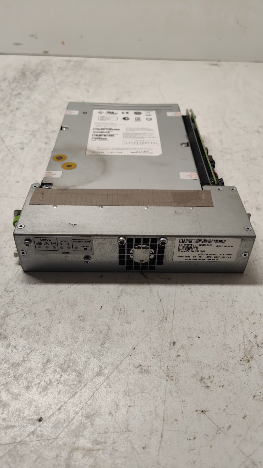 Oracle Sun LTO6 8GB FC HH Tape Drive for SL150