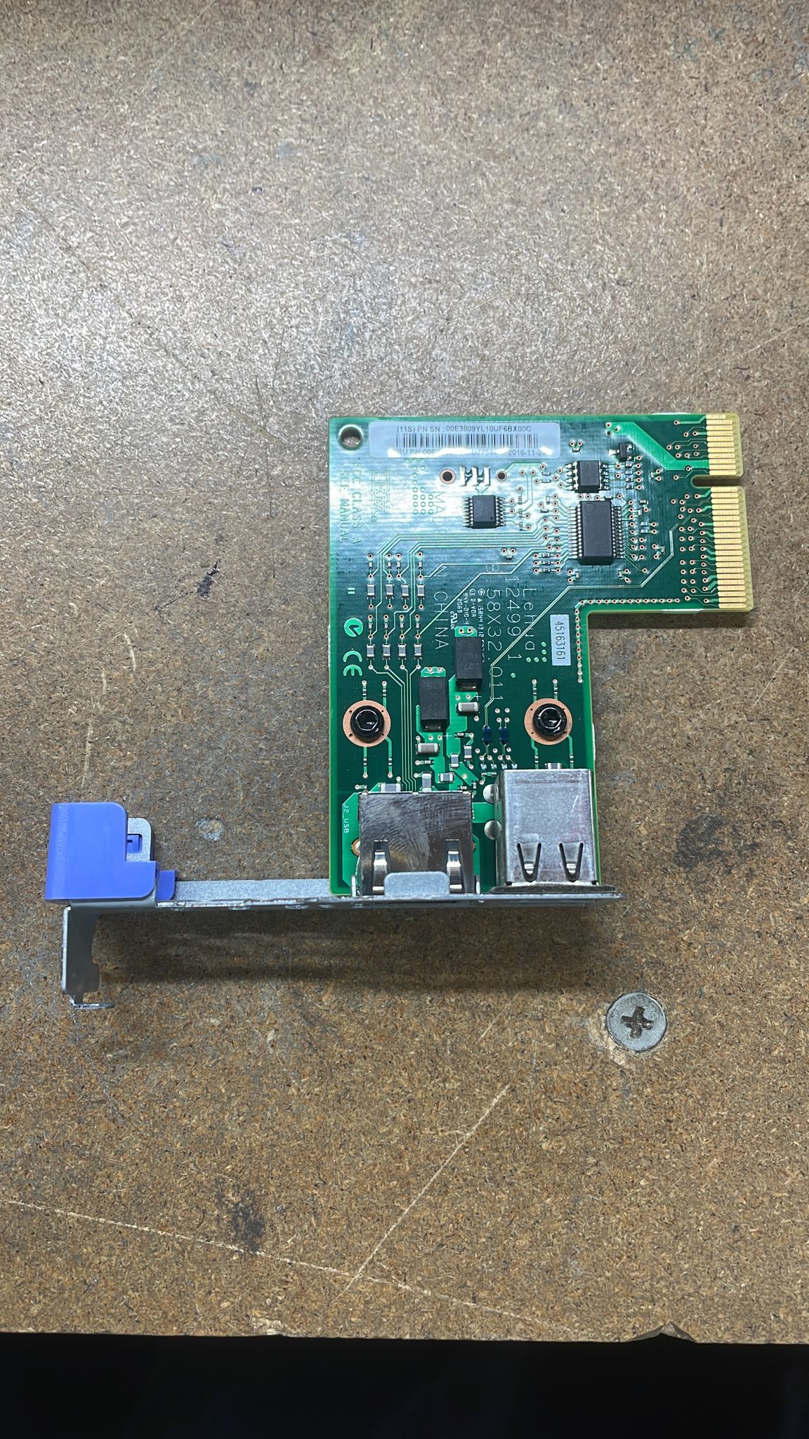 IBM 00E1960 System I/O Port Card