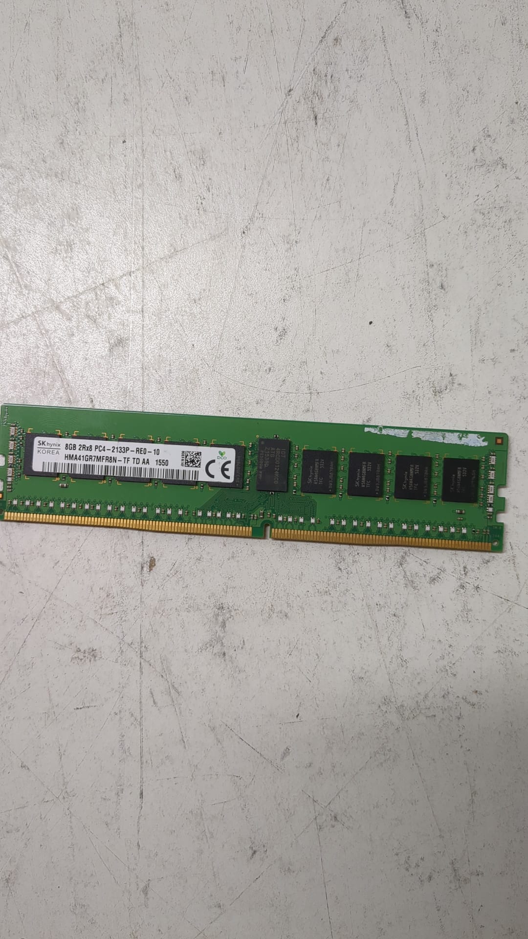 Hynix 8GB 2Rx4 PC4-2133P DDR4 RAM PN: HMA41GR7MFR8N-TF 2nd :HMA42GR7AFR4N-TF: Alt () Other //