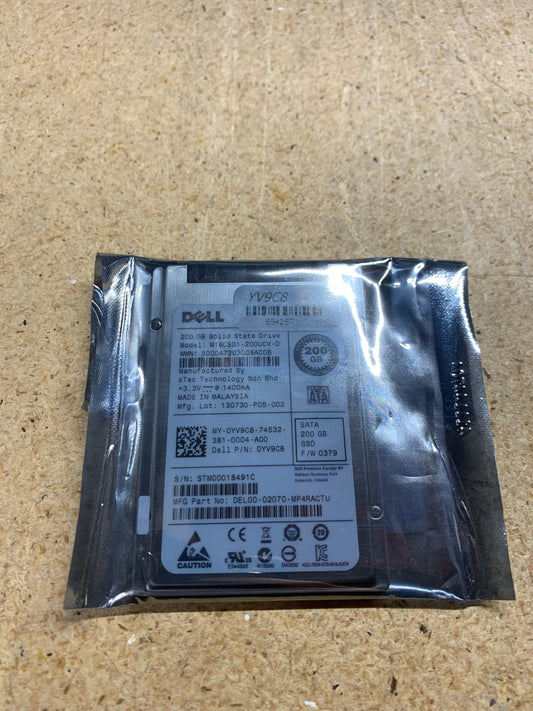 Dell YV9C8 200GB uSATA MLC SSD Solid State Hard Drive