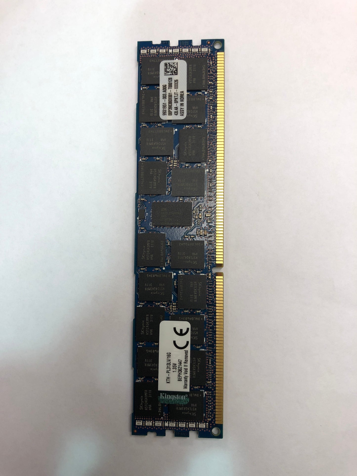 Kingston 16GB PC3L-10600 240 pin DIMM