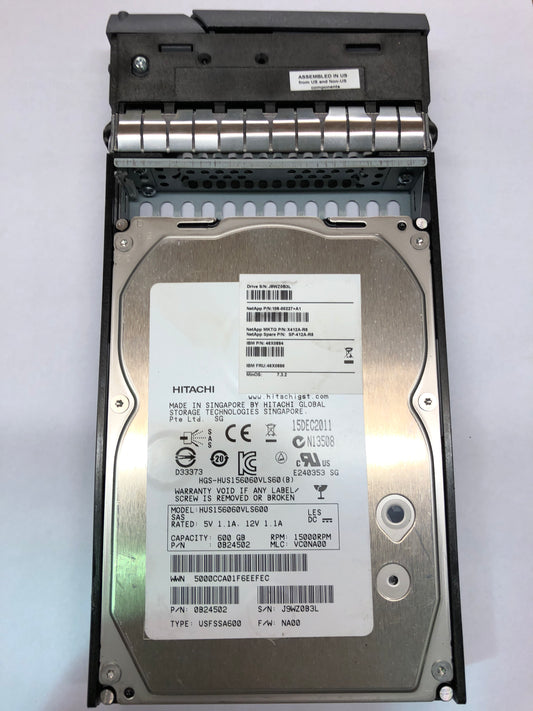 NetApp IBM 600GB 15K SAS HDD for DS4243 EXN3000 46X0886 46X0884 PN:X412A-R5 2nd :X412A-R5: Alt () Other //