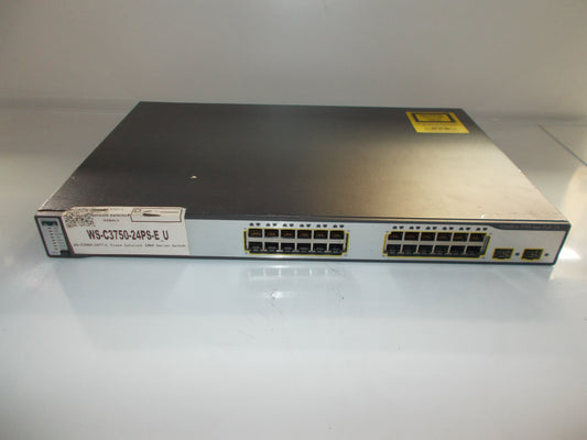 Cisco Catalyst 3750 24port Ethernet Switch PN:WS-C3750-24PS-E 2nd :WS-C3750-24PS-E: Alt () Other //