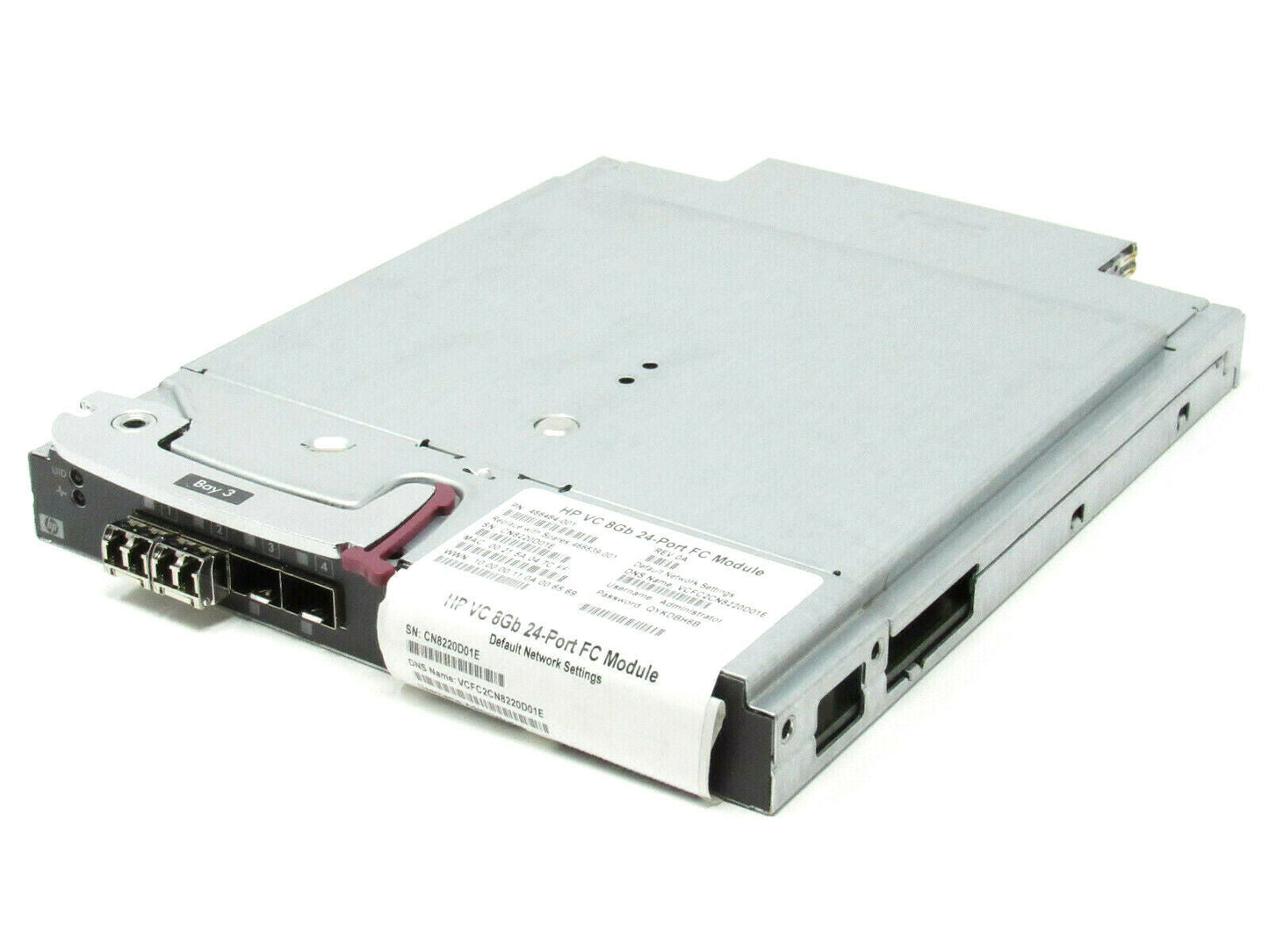 HP Virtual Connect 8Gb 24-port Fibre Channel Module for c-Class Blade System 466539-001 466484-001 466482-B21