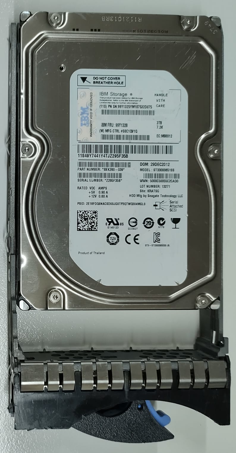 99Y1325 IBM 3TB 7.2k 6G LFF SED HDD