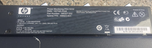 AF917A 398923-B31 395327-002 HP 32A PWR Monitor PDU