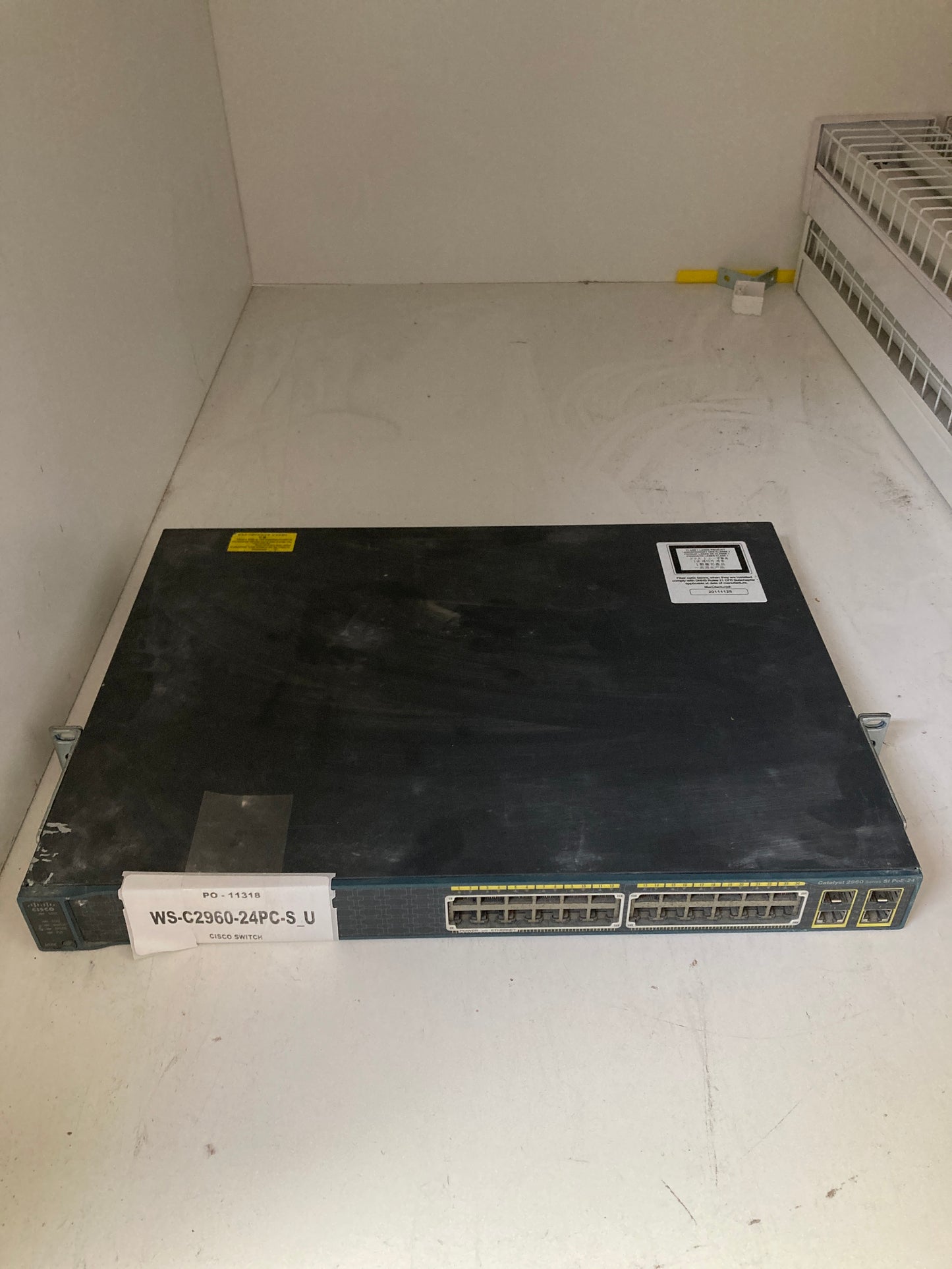 Cisco Catalyst 2960 Series SI PoE-24 Switch PN:WS-C2960-24PC-S 2nd :WS-C2960-24PC-S: Alt () Other //