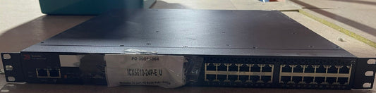 Brocade 24 port 1G RJ45 PoE+ plus 8 x 1G SFPP Ports Switch