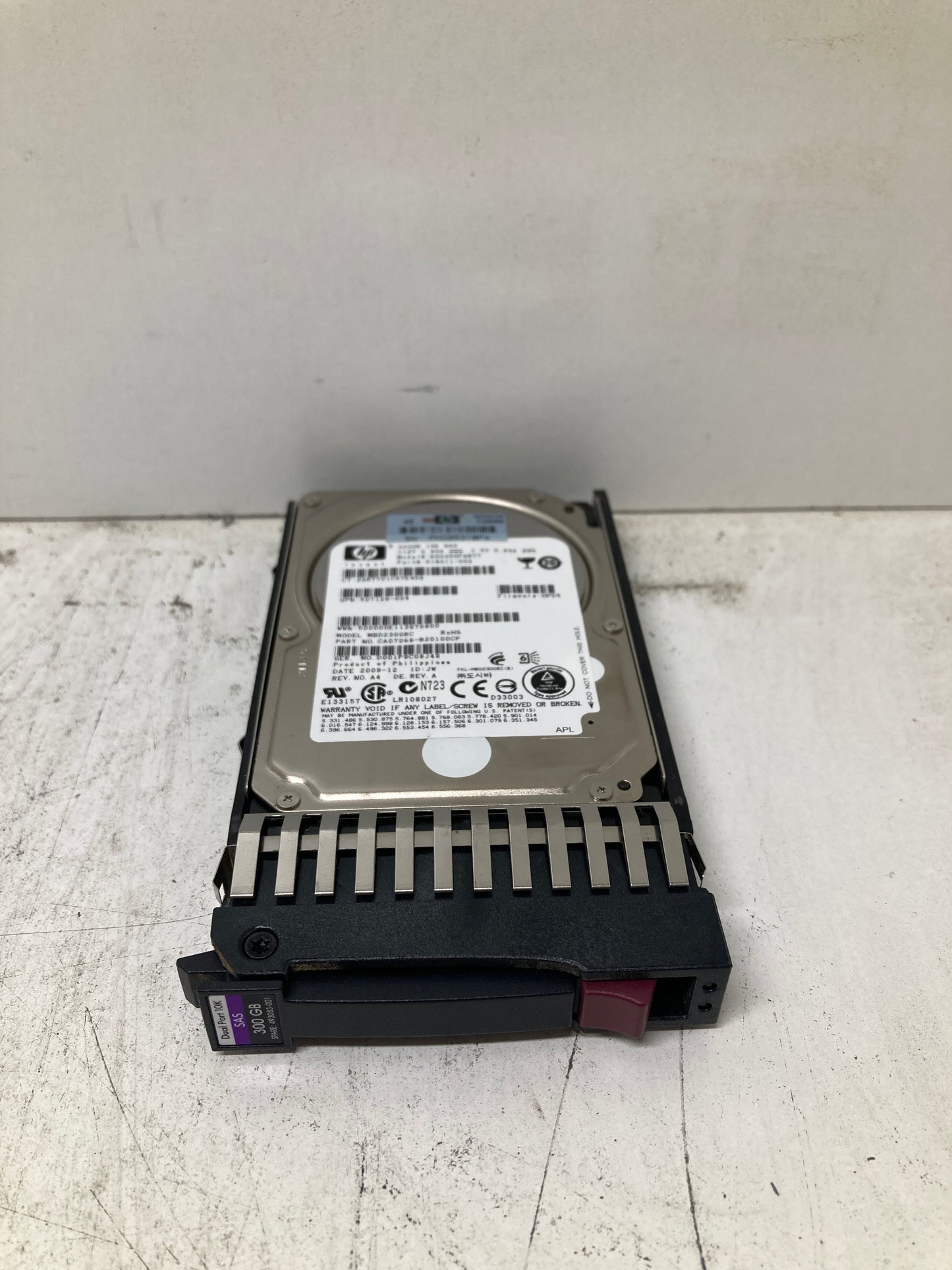 HP SAS 300GB 10K DP 2.5 Hard Disk Drive 518006-002 507605-002 00504015-003 493083-001 492620-B21 2nd :492620-B21: Alt () Other //