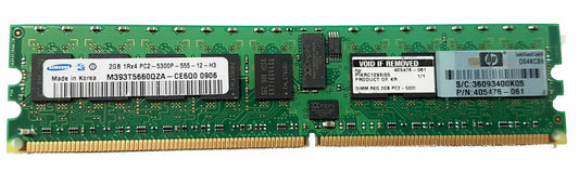 HP 1GB PC2 5300P DDR2 SDRAM DIMM Module 405475-051430450-001 2nd :430450-001: Alt () Other //