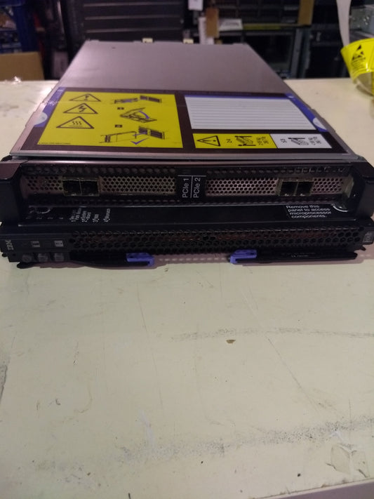 7873-AC1 IBM HX5 Blade Server with MAX5 PCIe Expansion 2x Xeon E7-2830 8C 2.13GHz CPUs No RAM