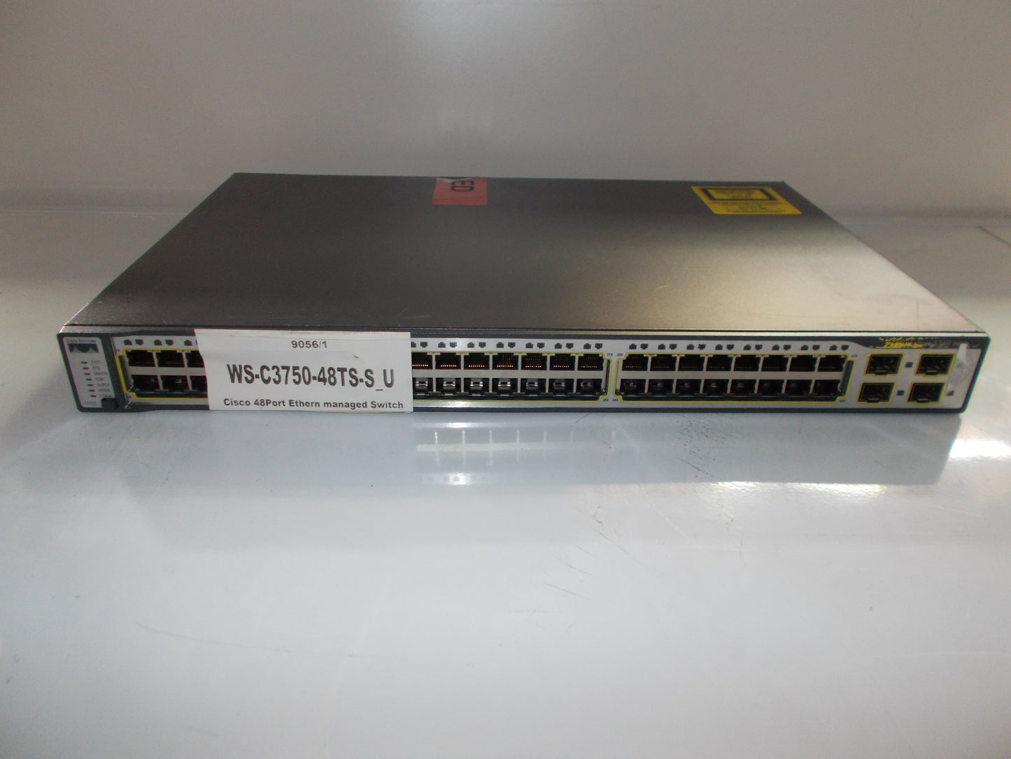 Cisco WS-C3750-48TS-S 48-Port Ethernet 10/100+4x SFP Uplinks Managed Switch 2nd :: Alt () Other //.