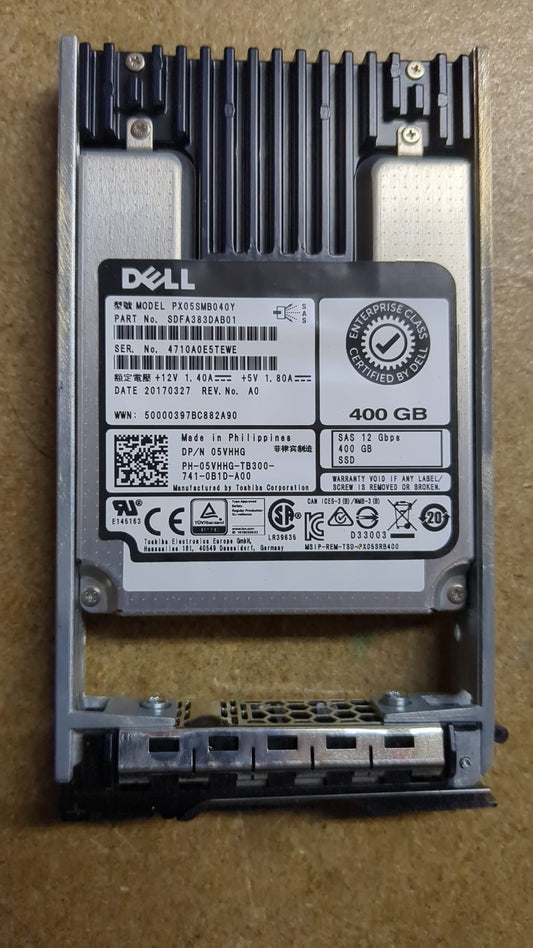 Dell 400GB 2.5 Solid State Hard Drive inc. tray 5VHHG 2nd :5VHHG: Alt () Other //