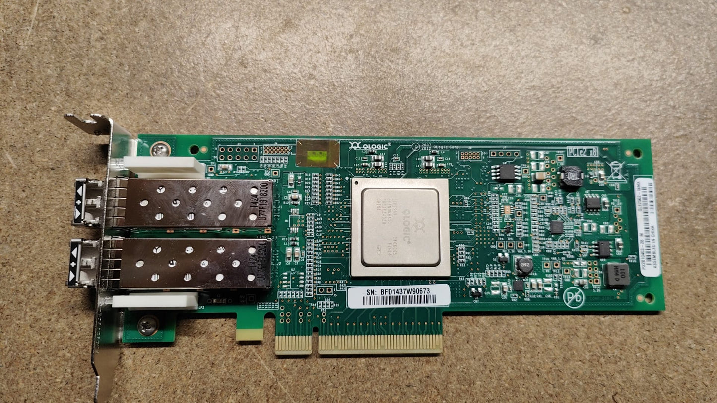 IBM System X Qlogic QLE2562-IBMX 8Gb 2-port PCIe HBA 00Y5629  2nd :42d0512: Alt () Other //