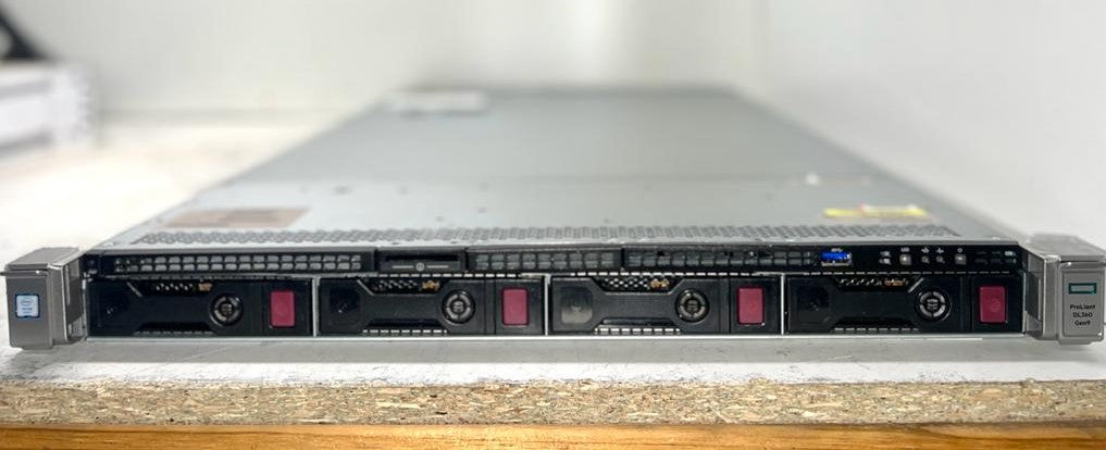 HP DL360 Gen9 LFF SERVER 2x E5-2620v3 CPUs 64GB RAM 4x 600GB LFF SAS Hard disk drives