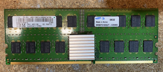 SERVER MEMORY IBM 4GB DDR2 533MHz ECC FRU 45D1199 2nd :M396T5163QZT-CD5M3: Alt () Other //