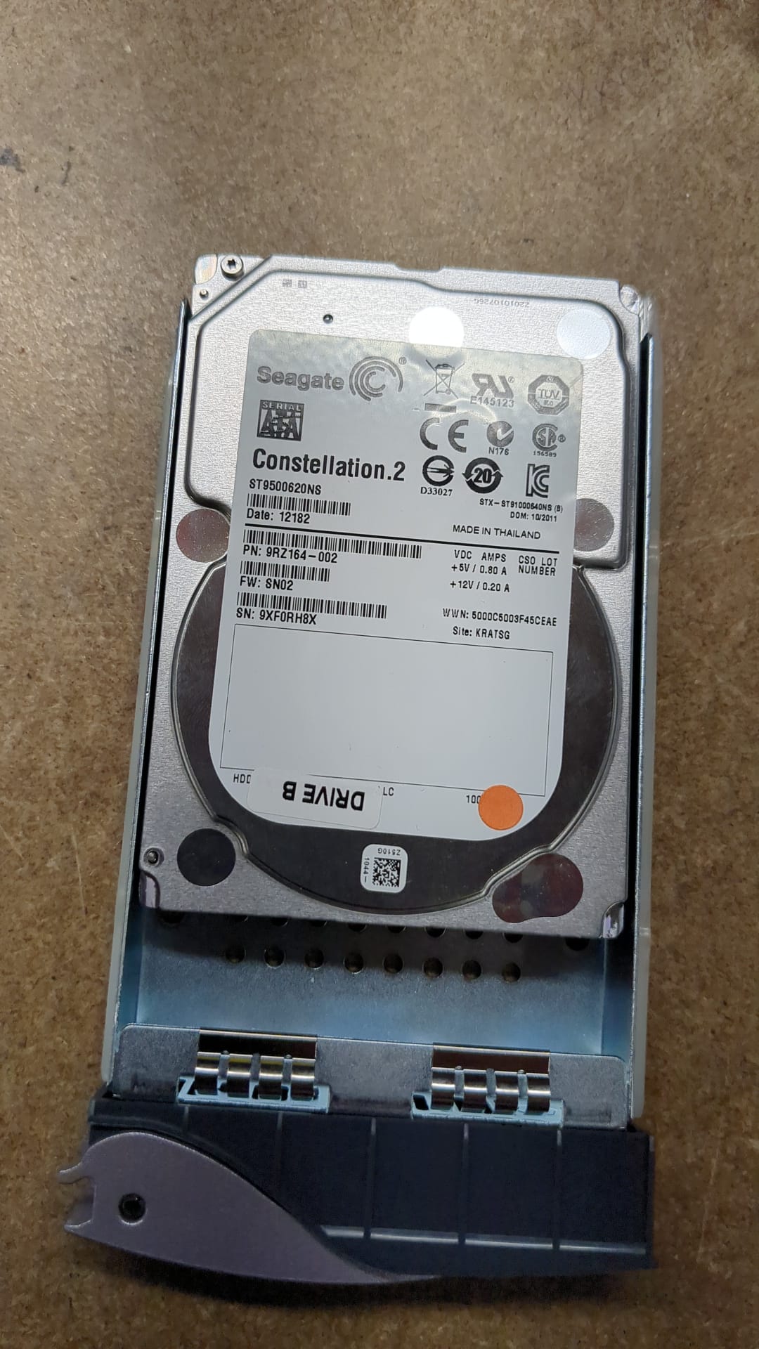 ST9500620NS Seagate Constellation.2 500GB 2.5" SATA Laptop Hard Drive Disk 2nd :: Alt () Other //