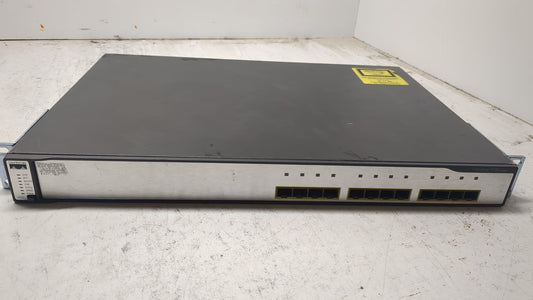 Cisco Catalyst 12 SFP Port Gigabit Switch PN:WS-C3750G-12S-E 2nd :WS-C3750G-12S-E: Alt () Other //