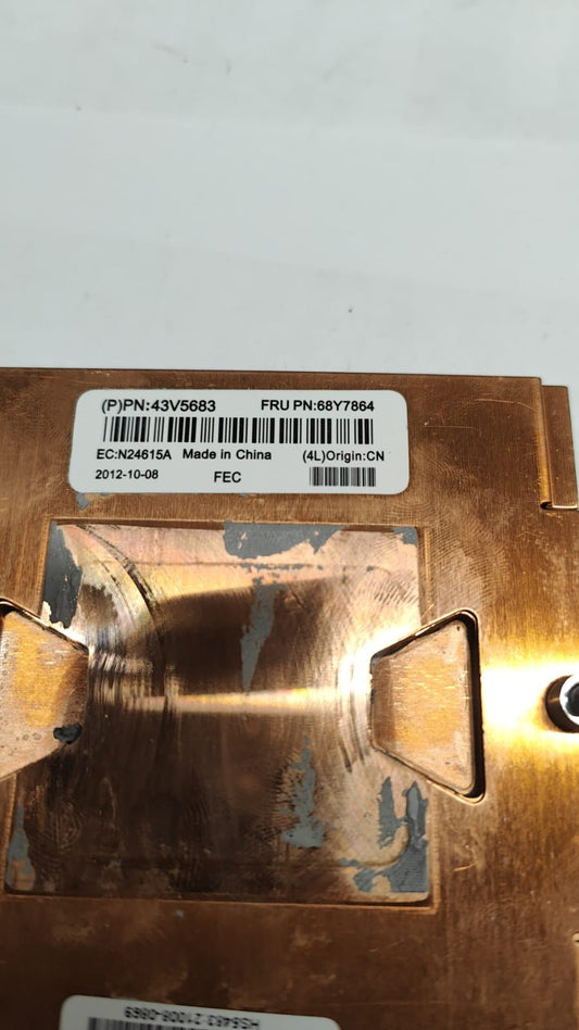 Genuine IBM x3850 X5,x3950 X5 Heatsink Server PN:43V5683 :2nd :68Y7864: Alt () Other //