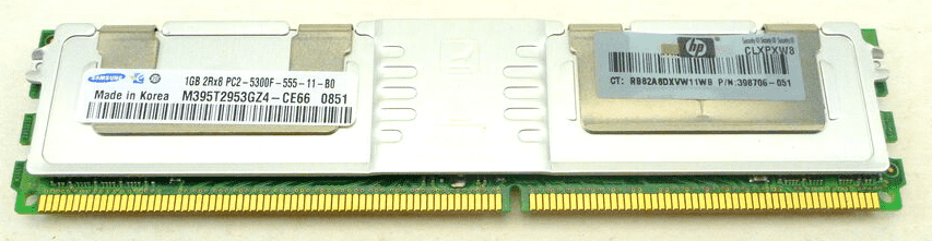 HP 1GB PC2-5300F DDR Memory DIMM RAM 398706-051416471-001 2nd :416471-001: Alt () Other //