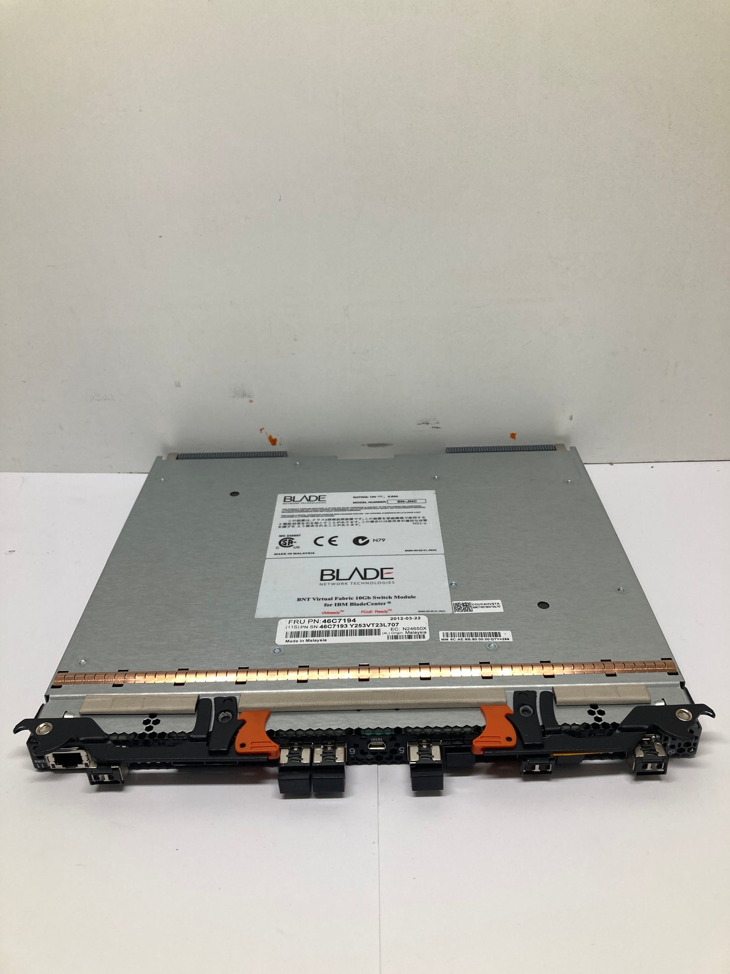 IBM BNT VIRTUAL FABRIC 10GB SWITCH MODULE 46C7191 46C7194