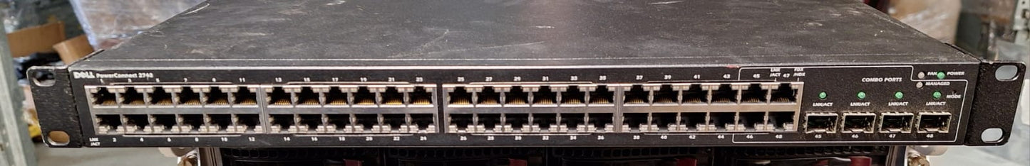 Dell Power Connect 2748 SFP Gigabit switch PN:UY486 2nd :UY486: Alt () Other //