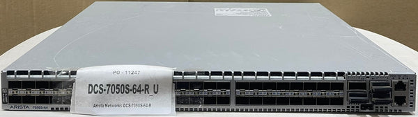 Arista Networks DCS-7050S-64-R 48-Ports-Ports Rack-Mountable Switch Rear-to-front airfow