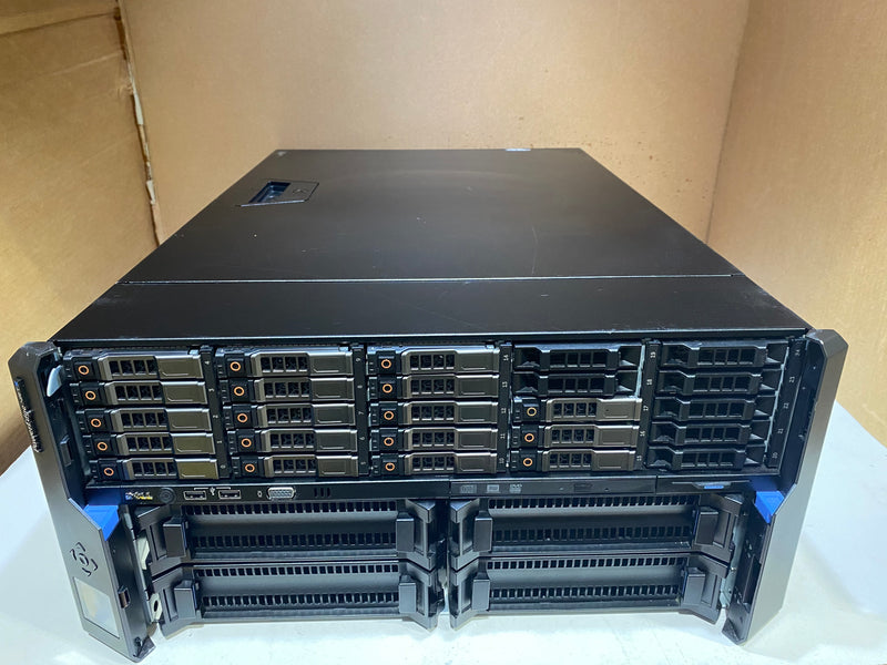 Dell PowerEdge Blade Server chassis PN:VRTX inc. 4x 1100W PSU | 4x Rear Fans | 6x Internal Fans | 2x Shared PERC8 | 1x Chassis Management Controller | 1x PCI Card Cage | No blade servers | No HDs