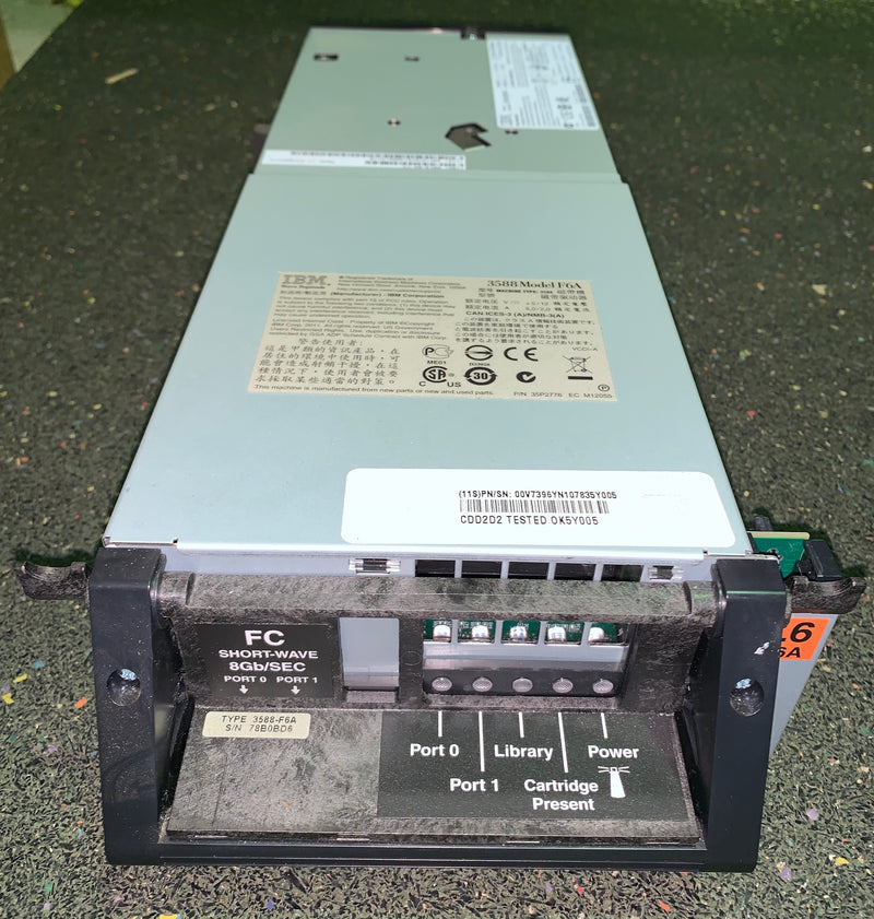 3588-F6A IBM TS1040 LTO-6 FC Tape Drive for 3584 00V7396 35P1264 35P2776